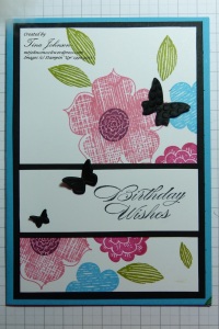 Raining Flowers 2 - Sally's card class