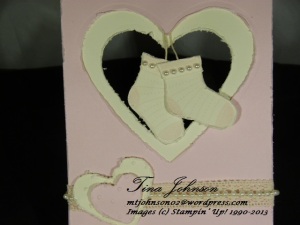 Helen's baby card close up 2