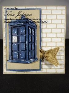 Mal's TARDIS birthday card