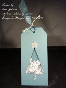 Party time - Shaker gift tag
