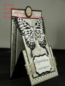 Butterfly Basics Framelits card - side
